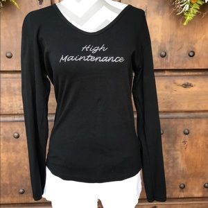 💋Long sleeve high maintenance top
